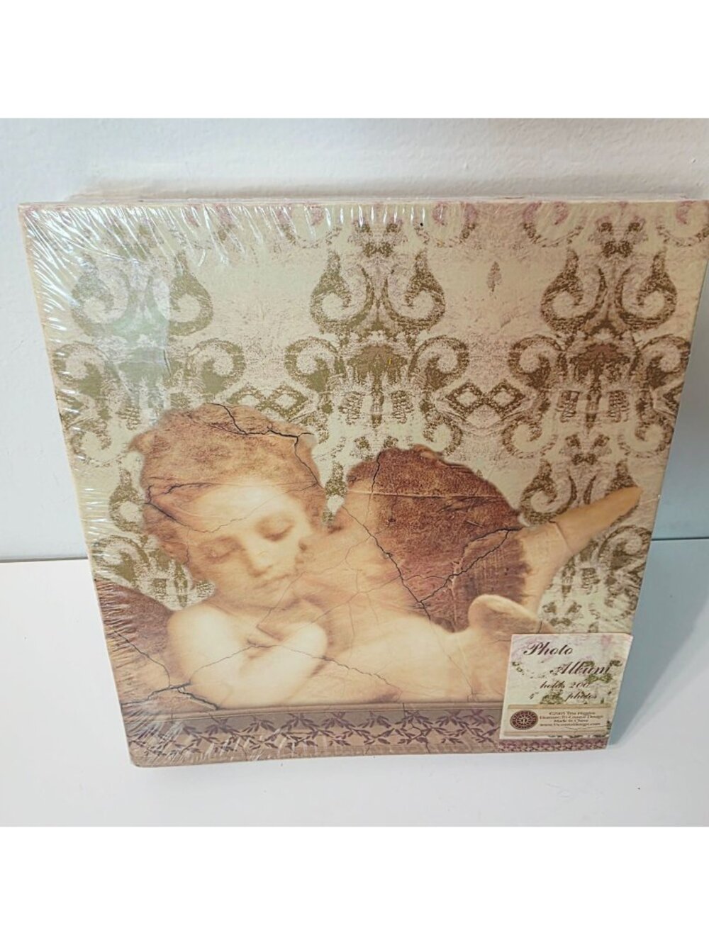 Vtg Tina Higgins Romantic Heavenly Cherub Angels Photo Picture Album Holds 200